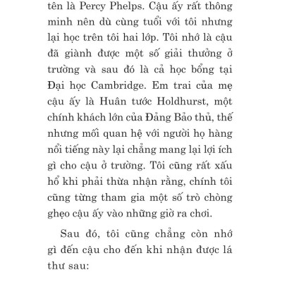 Tuyển Tập Sherlock Holmes - Những Bí Mật Và Báu Vật Bị Đánh Cắp - Bản Hiệp Ước Hải Quân