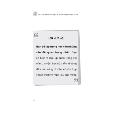 The PARA Method - Phương Pháp Tổ Chức Thông Tin Trong Công Việc - 1980