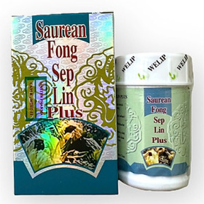 Viên uống đau nhức xương khớp Tuyết liên phong thấp linh Saurean Fong Sep Lin Plus - Loại xịn - Hộp 30 viên - Xuất xứ Malaysia - Mã số 1421