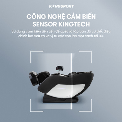 CHỈ GIAO MIỀN NAM I Ghế massage KINGSPORT G12 công nghệ mới Kingtech Touch Pro, 25 bài massage tự động