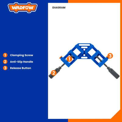 KẸP CỐ ĐỊNH GÓC 70MM WACC2528 WADFOW - HÀNG CHÍNH HÃNG