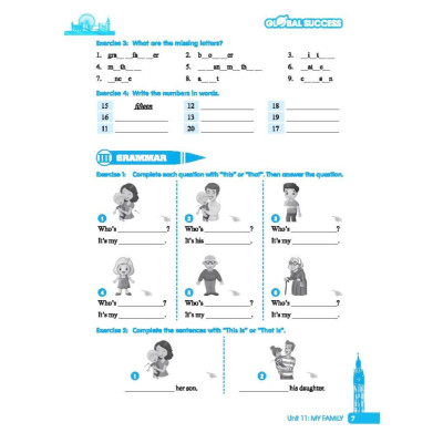 Sách - Global Success - Bài Tập Cuối Tuần Tiếng Anh Lớp 3 - Có Đáp Án - Tập 2 - Minh Thắng