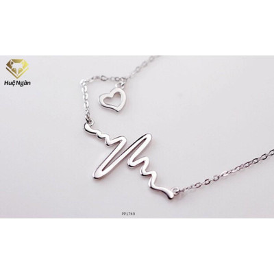 Dây chuyền bạc 925 Huệ Ngân - Nhịp tim PP1749