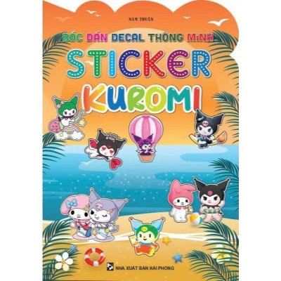 Sách - Bóc Dán Decal Thông Minh Sticker - Combo 9 Cuốn - Hồng Ân