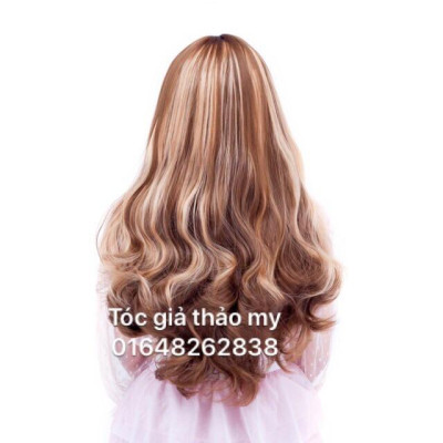 Tóc giả cao cấp- tặng lứoi chùm tóc- hình thật