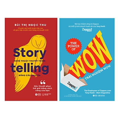 Combo Trải Nghiệm Wow + Storytelling – Nghệ Thuật Thuyết Trình Bằng Câu Chuyện