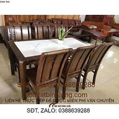 Bộ bàn ăn mặt đá