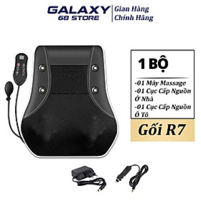 ￼Gối Massage Cổ Vai Gáy Hồng Ngoại (loại 1 ) - Máy Massage 20 bi cao cấp thế hệ mới bản nâng cấp siêu xịn