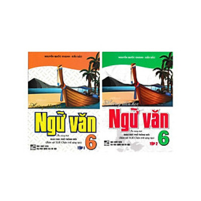 SÁCH - combo hướng dẫn học ngữ văn 6 - tập 1+2 (bám sát sgk chân trời sáng tạo)HA-MK