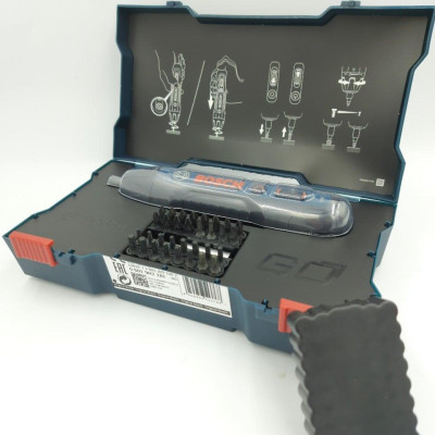 MÁY VẶN VÍT DÙNG PIN 3.6V/1,5AH (5NM/2.2NM) BOSCH GO 2 (32 MŨI VÍT) - HÀNG CHÍNH HÃNG