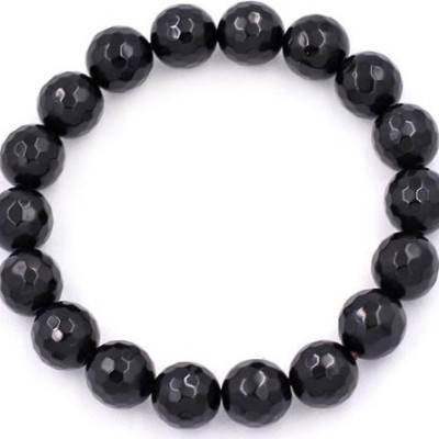 Chuỗi đeo tay Thạch Anh Đen Cắt Giác 10 ly - hợp mệnh Mộc, mệnh Thủy