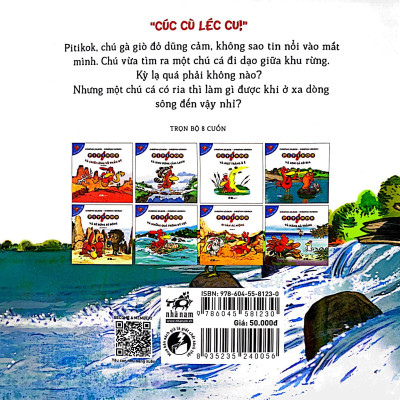 Sách: Lại chuyện xóm gà - Pitikok và con cá có ria