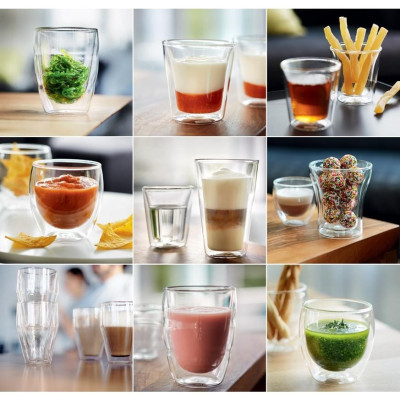 Bộ 2 cốc (ly) thủy tinh 2 lớp Bodum Canteen 10110-10, dung tích 400ml | Hàng chính hãng