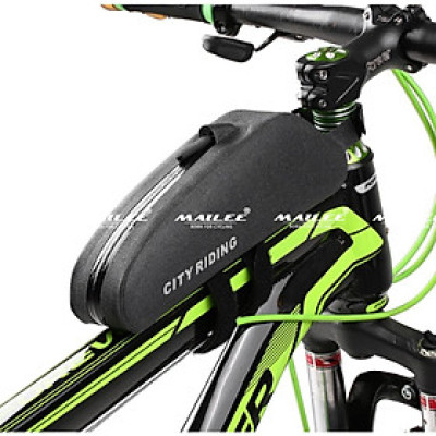 Túi Treo Xe Đạp Gắn Sườn Trước Chống Thấm Nước Nylon Cao Cấp Kích Thước 25.5x8.5x5cm Dễ Vệ Sinh & Chống Mài Mòn TD01