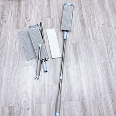 Cây Lau Nhà Vắt Phẳng Xanh 42cm