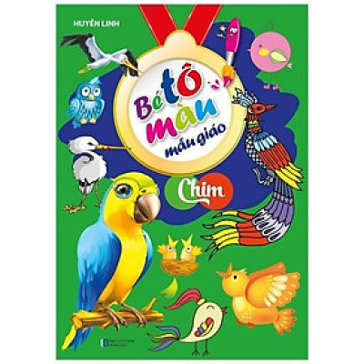 Bé Tô Màu Mẫu Giáo - Chim