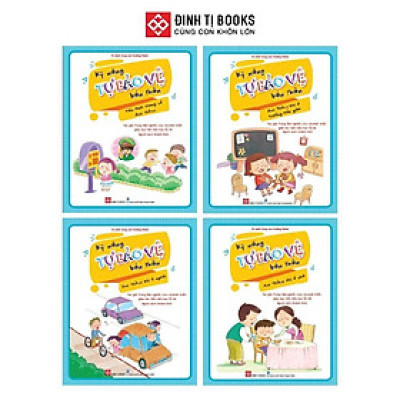 Sách - Kỹ năng tự bảo vệ bản thân cho trẻ 3 - 6 tuổi - Combo 4 Cuốn - Đinh Tị Books
