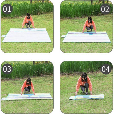 Tấm Trải Du Lịch Cách Nhiệt Chống Thấm Nước Thảm Dã Ngoại Gấp Gọn Nhẹ 150 x 180cm - Du Lịch Đi Biển, Bạt Trải Lót Sàn Picnic Thể Thao Dã Ngoại Cắm Trại Thiết Kế Tiện Lợi Cao Cấp Mang Đi