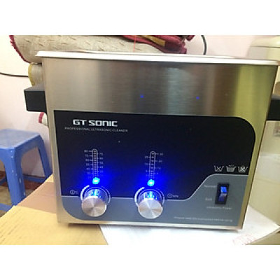 Máy rửa siêu âm GTsonic T3-3 lít công nghệ sóng siêu âm hiện đại, làm sạch nhanh bụi bẩn, dầu mỡ, cặn bám; thích hợp vệ sinh trang sức, kính mắt, đồng hồ, linh kiện điện tử, dụng cụ y tế, phòng thí nghiệm – Hàng chính hãng