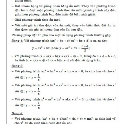Toán Nâng Cao Đại Số 9 (HA)
