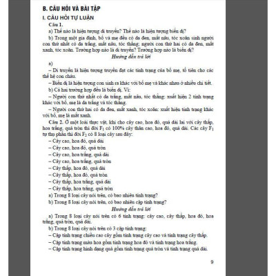 Bồi Dưỡng Học Sinh Giỏi Sinh Học 9 (Tái bản 2024 ) (HA-MK1)