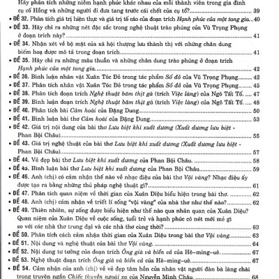 270 Đề và Bài văn hay 12 (Dùng chung cho các bộ SGK)