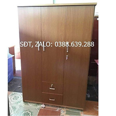 Tủ nhựa vân gỗ 3 cánh