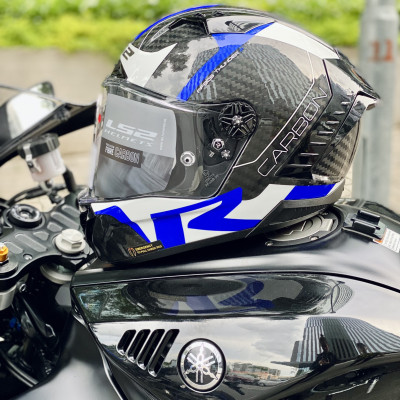 Mũ Bảo Hiểm Fullface Racing LS2 FF805 Thunder Carbon