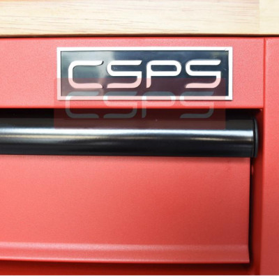 Tủ dụng cụ CSPS 61cm - 04 hộc kéo màu đỏ có chân tăng chỉnh chiều cao
