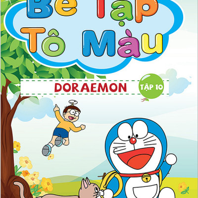 Combo Bé Tập Tô Màu Doraemon ( 10 quyển ) (BÌA NGẪU NHIÊN ) - KV
