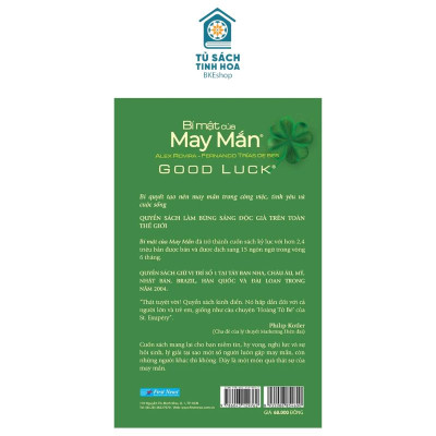 Sách Bí Mật Của May Mắn (Khổ lớn) - First News