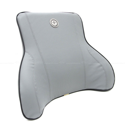 Tựa Lưng Ô Tô Cao Su Non Bọc Da CIND G003 Màu Xám
