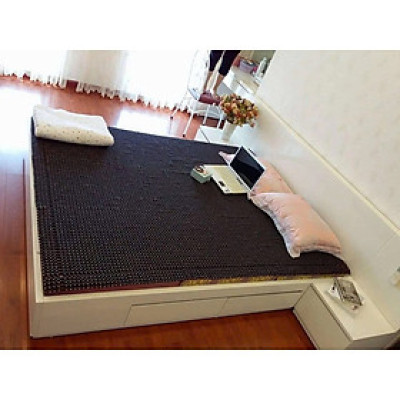 Chiếu Hạt Gỗ Cẩm Cao Cấp - Kích Thước 1,6mx2m hạt 1.2cm ( video , hình thật ) 