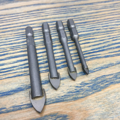 Combo 4 mũi khoan kính chuôi lục giác 1/4" (NZ) Makita