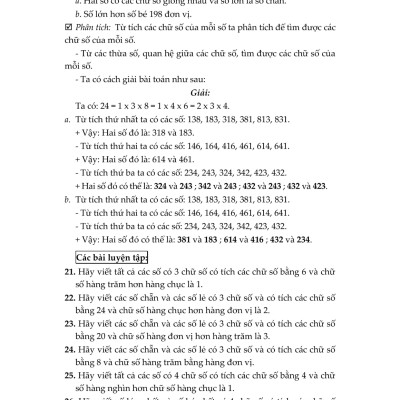 Chuyên Đề Bồi Dưỡng Học Sinh Giỏi Toán 3 	- KV