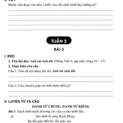 Vở Ôn Tập Cuối Tuần Tiếng Việt 4 (Dùng Kèm SGK Kết Nối Tri Thức Với Cuộc Sống) _HA