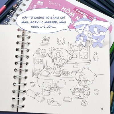 Sách - Sách Tô Màu - Chibeo Ơi! Hôm Nay Quậy Gì Nào?