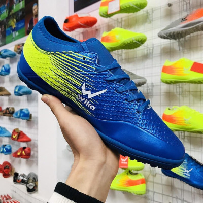 Giày đá bóng WWIKA Flash Xanh 2022 Đanh cho người lớn