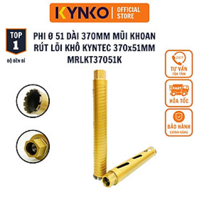 Ø 51 dài 370MM 370x51MM Mũi khoan rút lõi bê tông khô KYNKO KYNTEC đường kính MRLKT37051K chính hãng