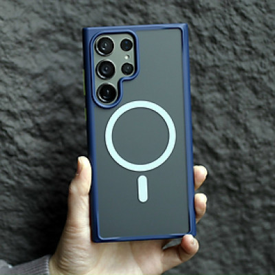 Ốp lưng nhám sạc từ tính cho Samsung S25 Ultra , S24 Ultra hiệu Likgus PC Ultra-thin Frosted Magnetic Case - Hàng nhập khẩu