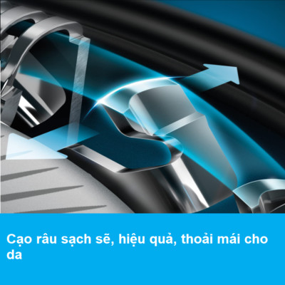 Máy cạo râu khô và ướt, thương hiệu cao cấp Philips Hà Lan S5466/03 Serial 5000 - HÀNG CHÍNH HÃNG