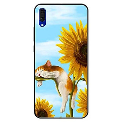 Ốp lưng dành cho Huawei Y7 Pro - mẫu Mèo Ngủ Hoa