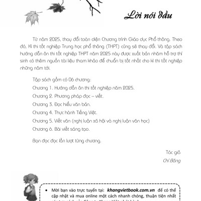 Sách - Hướng Dẫn Ôn Thi Tốt Nghiệp Trung Học Phổ Thông - Môn Ngữ Văn