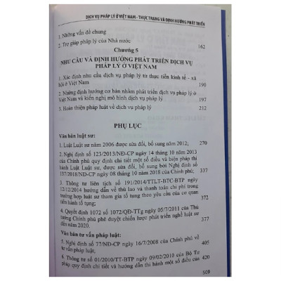 Sách - Dịch vụ pháp lý ở Việt Nam - Thực trạng và định hướng phát triển