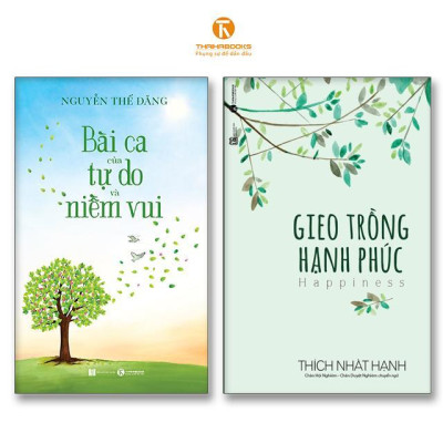 Sách - Bài Ca Của Tự Do Và Niềm Vui + Gieo Trồng Hạnh Phúc - Thái Hà Books