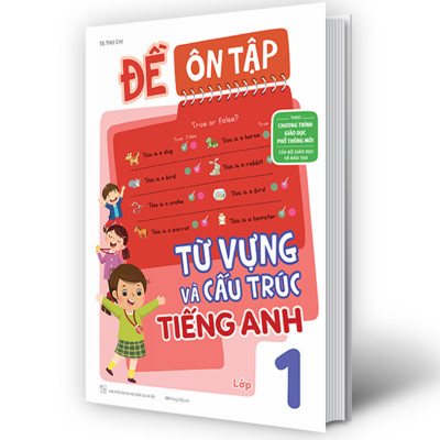 Đề ôn tập từ vựng và cấu trúc tiếng Anh lớp 1