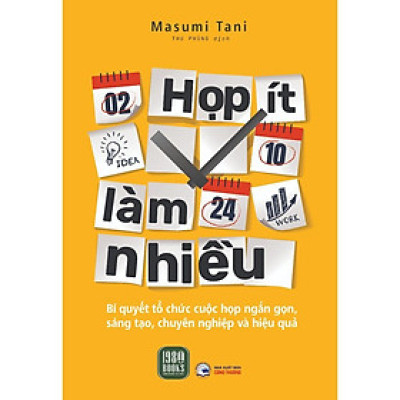 Sách - Họp Ít Làm Nhiều - Masumi Tani - 1980 Books