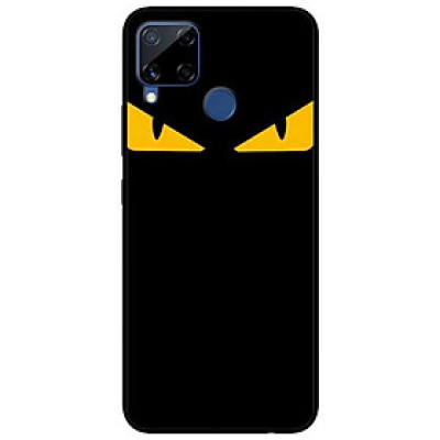 Ốp lưng dành cho Realme C15 mẫu Cặp Mắt Vàng Trên