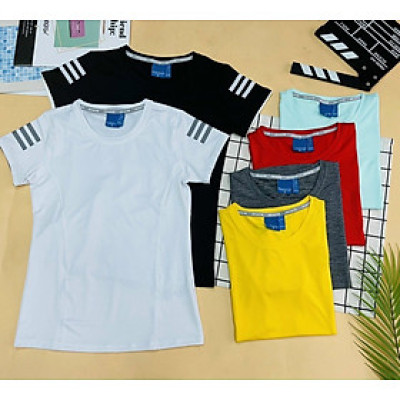 Áo Thun Nữ Thể Thao Co Dãn 4 Chiều Thấm Hút Mồ Hôi