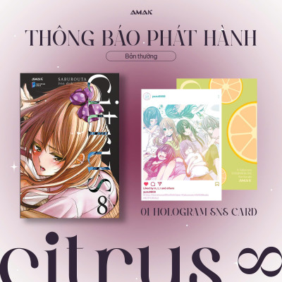 Sách - Citrus - Tập 8 - Tặng Kèm Hologram Postcard Hai Mặt